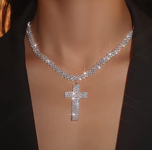 Faith Tier 5 - The Divine Radiance Cross Necklace ✨