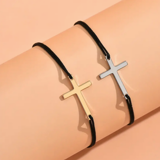 Faith Tier 1 – Gold or Silver Cross Bracelet FREE